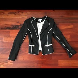 Black and White Blazer
